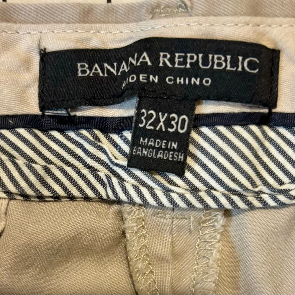 Banana Republic Men’s Size 32/30‎ Tan Aiden Chino Pants